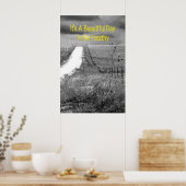 Sei glücklich, gesundes Erholung Poster (Küche)