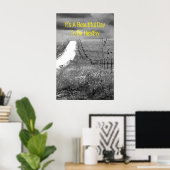 Sei glücklich, gesundes Erholung Poster (Heimbüro)