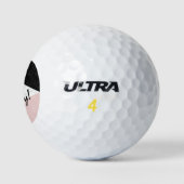 Sei glücklich! golfball (Logo)
