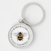 Sei glücklich, gütig liebend dankbar du schlüsselanhänger (Vorne)