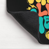 Sei glücklich, hebe schwer - Workout Fitnessstudio Mousepad (Ecke)