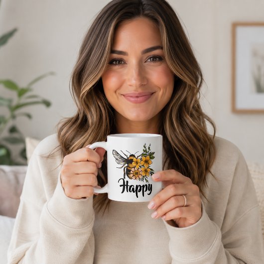 Sei glücklich kaffeetasse