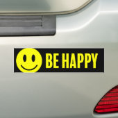 Sei glücklich! (Keine Sorge) fröhlich und hell Autoaufkleber (Auf Auto)