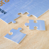 Sei glücklich mit Word Cloud in Blue Sky Inspirier Puzzle (Seite)