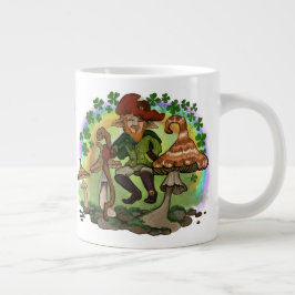 Sei glücklich mit Yee! Leprechaun-Tasse Jumbo-Tasse
