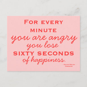 Sei glücklich - Motivierend Postkarte