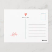 Sei glücklich - Motivierend Postkarte (Rückseite)