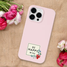 Sei glücklich Niedliche florale Delikate Poppy Blo