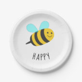 Sei glücklich pappteller (Vorderseite)