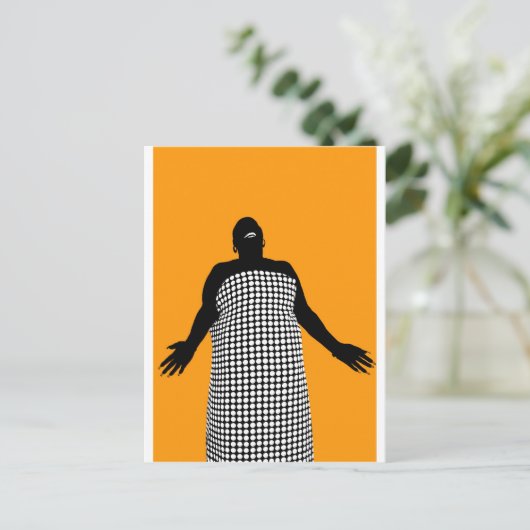 Sei glücklich postkarte (Stehend Vorderseite)