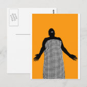 Sei glücklich postkarte (Vorne/Hinten)