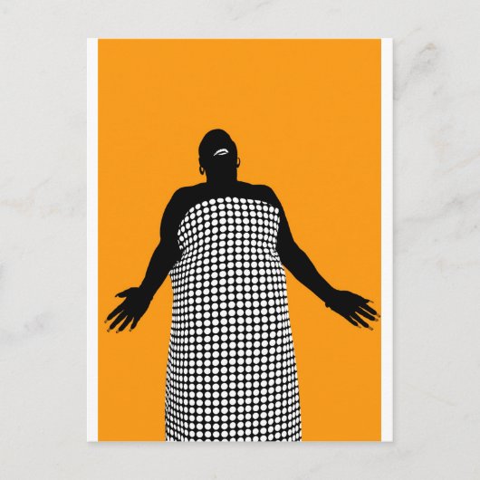 Sei glücklich postkarte (Vorderseite)