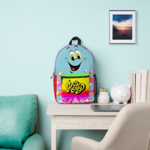 "Sei Glücklich" Retro-Rucksack  Bedruckter Rucksack
