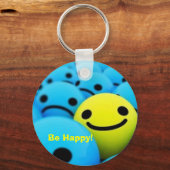 Sei glücklich! schlüsselanhänger (Vorderseite)