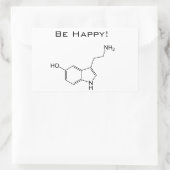 Sei glücklich! Serotonin Sticker (Tasche)