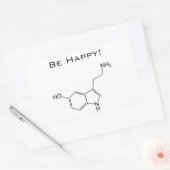 Sei glücklich! Serotonin Sticker (Umschlag)