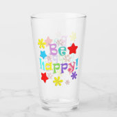 Sei glücklich, Sterne, Liebe! Glas (Vorderseite)