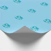 sei glücklich Text Geschenkpapier (Ecke)