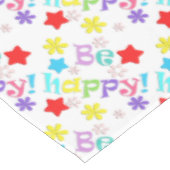 Sei glücklich! tischdecke (Schrägansicht)