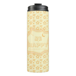 Sei glücklich über Niedliches Sternenmuster Thermosbecher