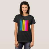 Sei glücklich und glücklich im glücklichen Leben T-Shirt (Vorne ganz)