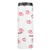 Sei glücklich und liebe dich selbst. ✨❤️ thermosbecher (Rückseite)