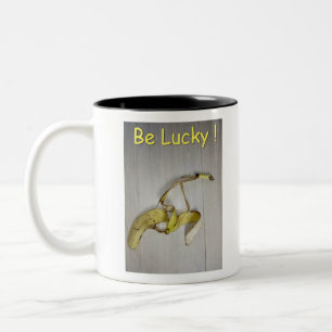 Sei Glücklich ! Zweifarbige Tasse