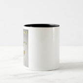 Sei glücklich! zweifarbige tasse (Mittel)