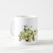 Sei Glückliche Schildkröte Kaffeetasse (Vorderseite Links)