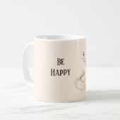 Sei Glückliche Schlange Kaffeetasse (Vorderseite Links)