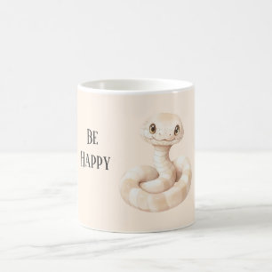 Sei Glückliche Schlange Kaffeetasse
