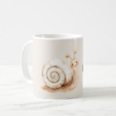 Sei Glückliche Schnecke Kaffeetasse (Vorderseite Links)