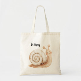 Sei Glückliche Schnecke Tragetasche
