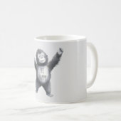 Sei Glücklicher Affe Kaffeetasse (VorderseiteRechts)