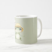 Sei glücklicher Frosch Kaffeetasse (VorderseiteRechts)