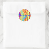 Sei glücklicher Sticker (Tasche)