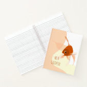 Sei Goldfish Modern Simple Vector Illustration Notizblock (Innenseite)