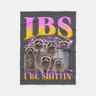 Sei Grafik Ibs Waschbär Meme Bootleg Humor Fleecedecke