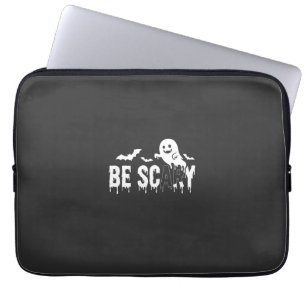 Sei Gruseliger Halloween-Geist Fledermaus Design_1 Laptopschutzhülle