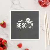 Sei Gruseliger Halloween-Geist Fledermaus Design_1 Serviette (Beispiel)