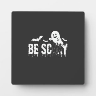 Sei Gruseliges Halloween-Geist Fledermaus Design_1 Fotoplatte