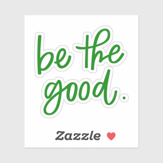 Sei gut aufkleber (Blatt)