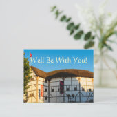 Sei gut bei dir! Shakespeare Postcard Postkarte (Stehend Vorderseite)