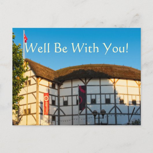 Sei gut bei dir! Shakespeare Postcard Postkarte (Vorderseite)
