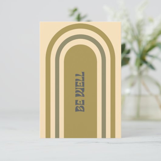 Sei gut Notecards - Erde Dankeskarte (Stehend Vorderseite)