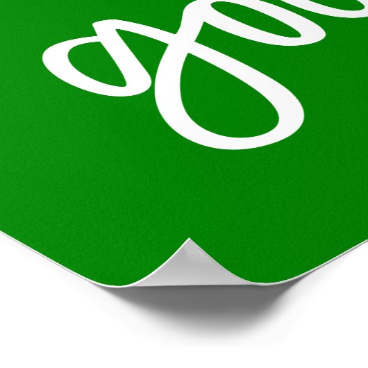 Sei gut poster (Ecke)