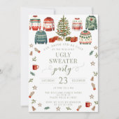 Sei hässlich süße Weihnachtsweihnachtszeit Party E Einladung (Vorderseite)