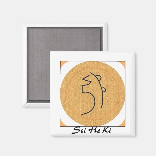 Sei He Ki Reiki Symbol Magnet (Vorderseite/Rückseite)