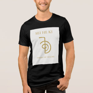 Sei He Ki Symbol - Healing Energy Art for Inner Pe Tri-Blend Shirt