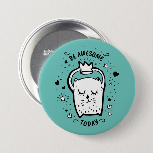 Sei heute Phantastisch Button (Vorne & Hinten)